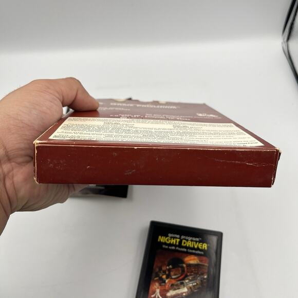 Atari 2600 Night Driver w/ Box, Manual, Game (Tested, Works) - Picture 11 of 11